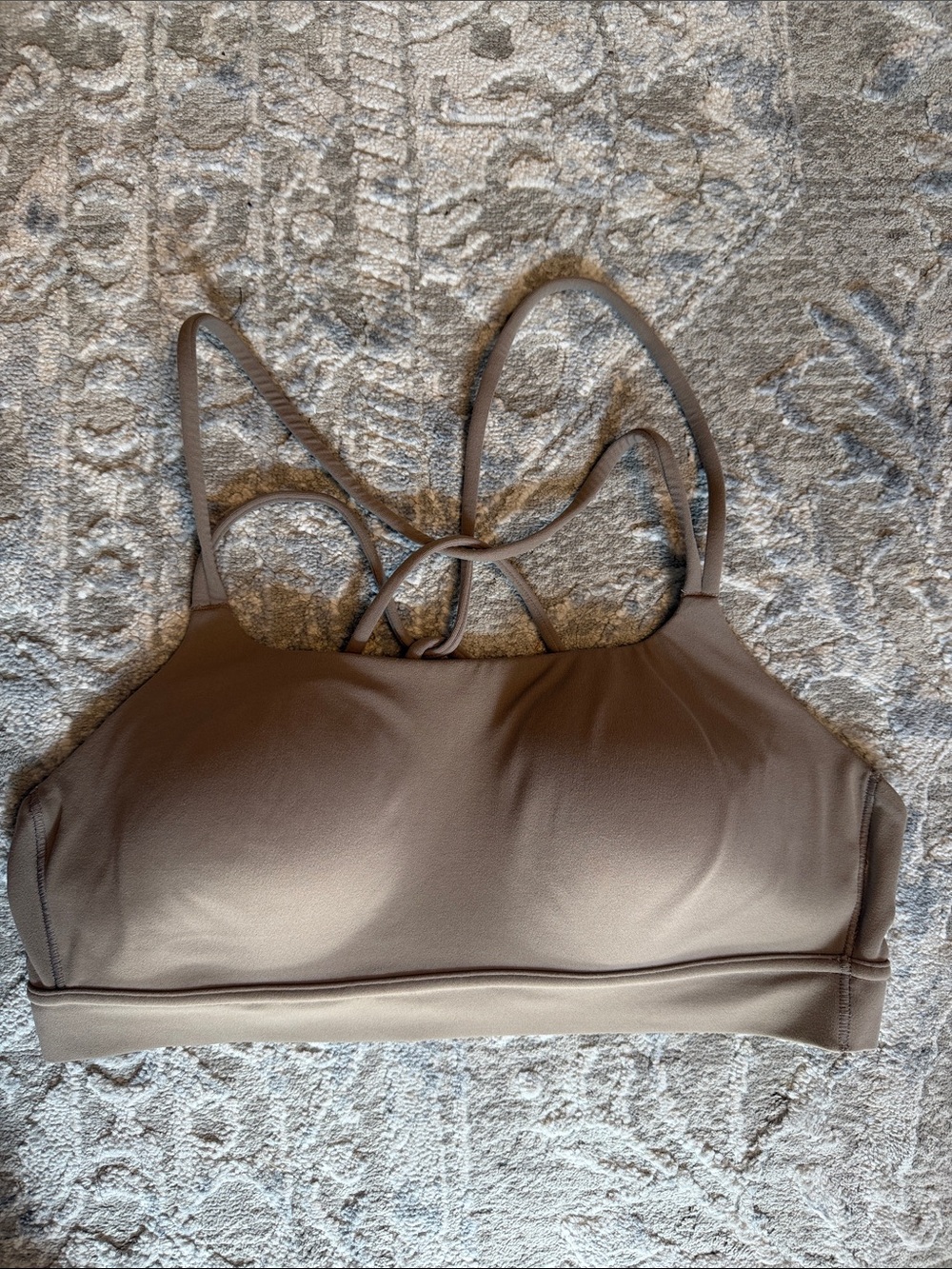 Athleta Women's Strappy sports bra  - tan/Brown